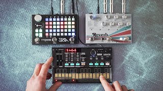 Making Ambient with a Tiny Setup [Volca FM, ZOIA & Reverb]