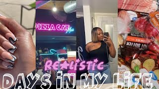 Realistic days in my life | workout routine,fresh set,going out, hit 200 subscribers!!!