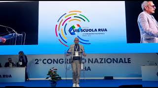 Congresso 2022: intervento del Segretario Generale UIL Scuola RUA Lombardia Abele Parente