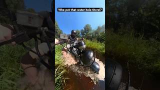 1980 Honda CM400 Scrambler goes for a swim! #motorcycle #offroad