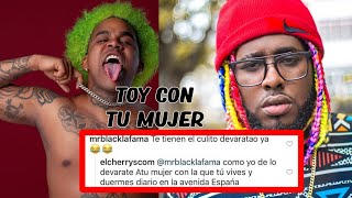 MR BLACK LA FAMA LE MANDA UN  MENSAJE A EL CHERRY SCOM