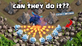 Can LEVEL 1 Troop Destroy MOMMA? | Clash of Clans