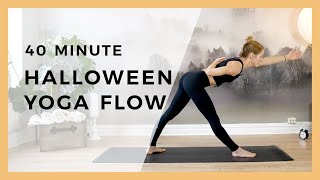 Halloween Yoga Class | Full Moon Vinyasa Flow | Yoga for Full Moon | Online Yoga Class