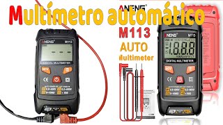 multímetro automático ANENG M113