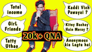 20k+ QNA Video || My Youtube Journey Income || Shadi , GirlFriend || Part 02