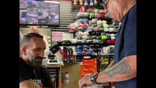 How to wrap hands for boxing taught pro cornerman “Candyman”