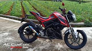 OLD VIXION 2010 Modif Body set Xabre.  Simpel dan kelihatan garang