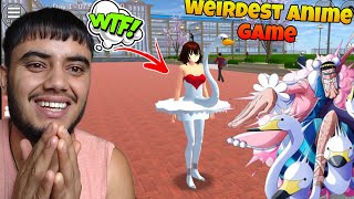 I Played Weirdest Anime Mobile Game 😭 - SAKURA SCHOOL SIMULATOR MOBILE ‼️