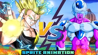 TRUNKS VS REY COLD ( SPRITE ANIMATION ) 😱