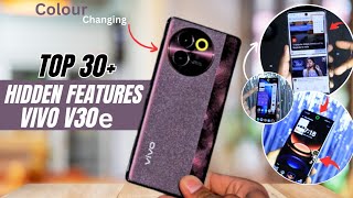 Vivo V30e 5G Tips And Tricks 🔥Hidden Top 30+ Special Features | vivo v30e