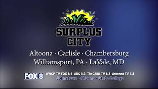 Fox 8/WWCP-TV (Johnstown, PA, USA) - September 2022 ID (with Surplus City)