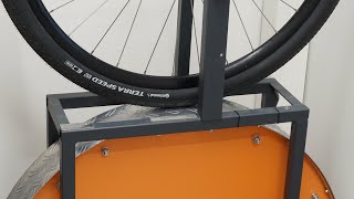 Continental Terra Speed TR E-25 45-622 Rolling Resistance Test (spin up video)