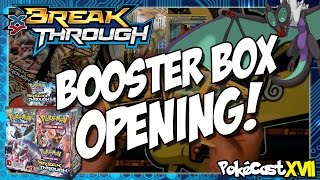 XY BREAKthrough Booster Box Opening! + With 3 Break Pokémon and 2 FA's pulled!