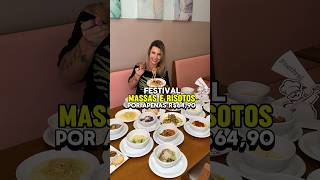 FESTIVAL DE MASSAS POR APENAS R$64,90  (almoço)