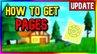 [How To Get PAGES] Roblox Islands UPDATE (Skyblox)