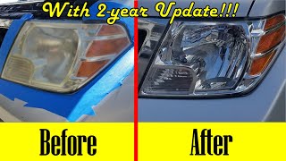 How to Restore Headlights to Look Like New Again, with a 2-Year Update