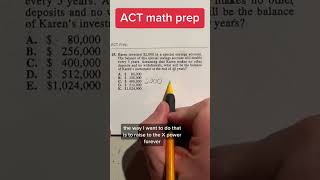 ACT Math practice question of the day 26