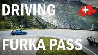 FURKA PASS uncut drive. Switzerland's best passes. | 4K