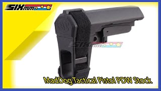 [MadDog] SBA3 Tactical Pistol PDW Stock[BLK]