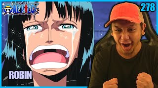 😭 "I WANT TO LIVE!!!  TAKE ME TO THE SEA WITH YOU!!!" 😭 | One Piece - Episode 278 | Reaction