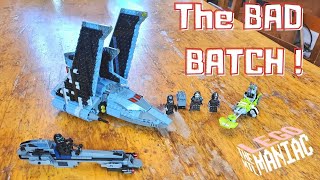 The Bad Batch Attack Shuttle by the Montreal Lego Maniac - unboxing, speed build and review