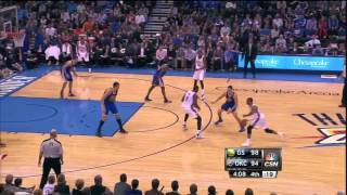 Stephen Curry puts Serge Ibaka in the spin cycle 11-29-13