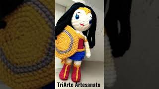 Mulher Maravilha - Amigurumi #shorts #amigurumi #receitaamigurumi #triarte #dccomics #dc #dcu