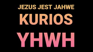 Biblijna nawijka inspirowana przez Iz.40,3 Mrk.1,3 Rz.10,9 YHWH = KURIOS. Jezus jest Jahwe! :-)