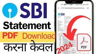 SBI bank statement kaise download kare| SBI bank statement kaise nikale| SBI stetment PDF download