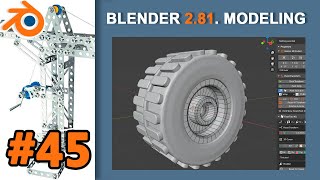 45. Blender Modeling. Колесо для джипа