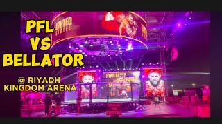 CHAMPS vs CHAMPS (PFL vs BELLATOR)“ ThE MAKING of RING ARENA “ | RIYADH KINGDOM ARENA