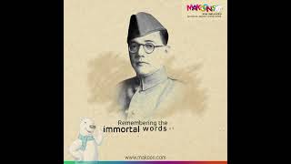 Happy Netaji Subhash Chandra Jayanti by @makoonspreschoolthane5540