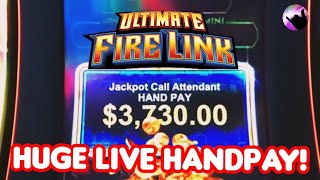 1st Live Vegas HANDPAY of 2024! Fire Link Max Bet Challenge!