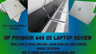 HP Probook 640 G5 Laptop Review