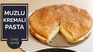 MUZLU KREMALI PASTA TARİFİ - Kolay Pasta Tarifleri - Banana and Cream Cake Recipe