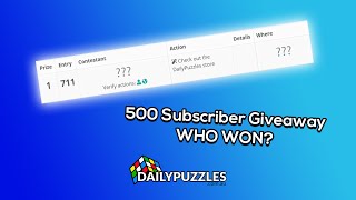 Drawing the winners of my 500 subscriber giveaway!