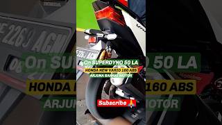 On SUPERDYNO 50 LA Honda New Vario 160 ABS #vario #vario160 #dynotest #video #arjunabahanimotor