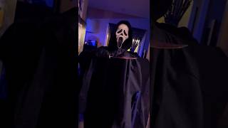 Ghostface KILLS then wipes blade! #scream #ghostface #halloween #wescraven #momsbasementrules