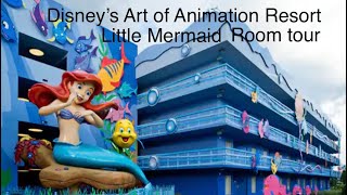 Disney’s Art of Animation Resort - Little Mermaid Standard room tour