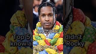 Top 5 Things you didn’t know about ASAP Rocky #asaprocky #rappers #miahmooooo