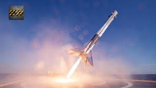 SpaceX Rocket Landing From Space in 4K Video (FOR REAL?)