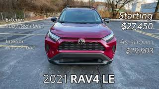 2021 RAV4 LE Walk Around