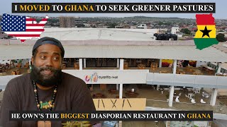 This American Left America To Ghana,To Establish A Huge Restaurant In Ghana | Peace is Priceless