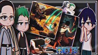 Zoro's past dojo reacts to Zoro || all parts ||