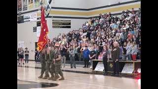 MJHS, MCJROTC Color Guard (Moving-Up Pep Rally) 5-13-2022