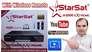 StarSat SR 2000 HD Extreme Wireless Remote Receiver Unboxing And Review