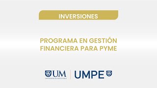 Programa en Gestión Financiera para PYME