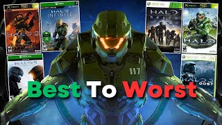 BRUTALLY Ranking every HALO GAME (Tier List)