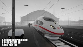 TSW2 Snow and ICE Scenario - Schnellfahstreke Koln