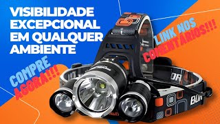 COMPRE AGORA!!! Lanterna de Cabeça Profissional Recarregável #amazon #lanternas #aventura #trabalho